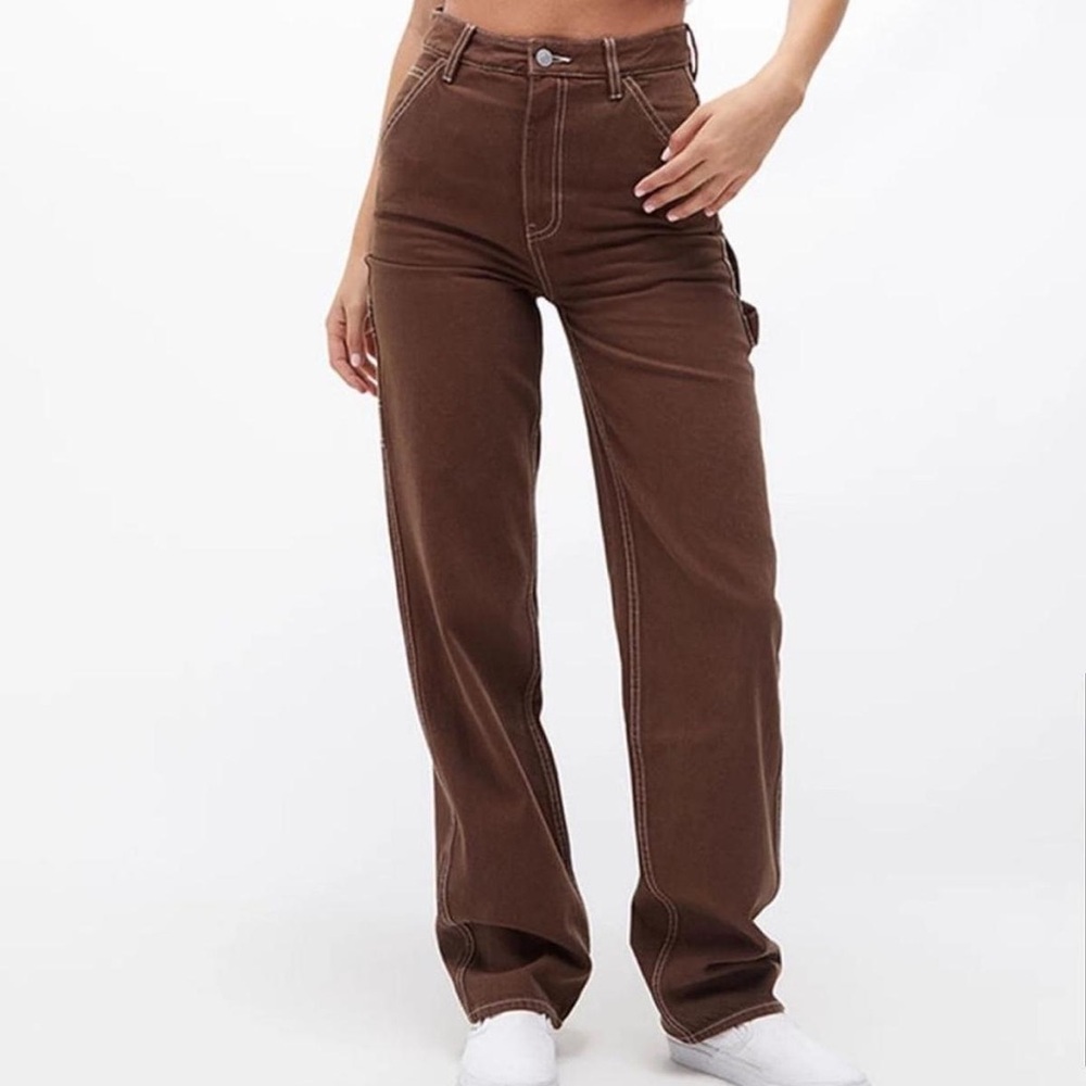 PacSun Brown 90’s BF Carpenter Straight Leg Jeans Size 24